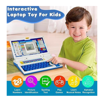 Kids English Learning Laptop – Interactive Educational Toy for Early Learning