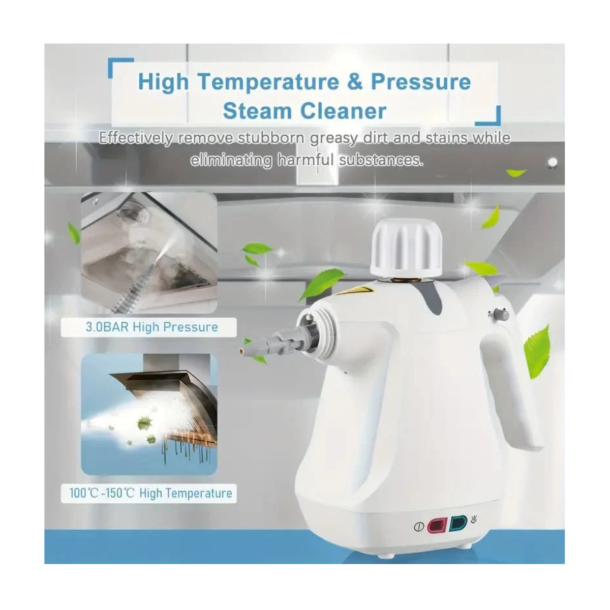 TOBI TB958 Steam Cleaner 1000W | جهاز تنظيف بالبخار TOBI TB958 بقوة 1000 واط