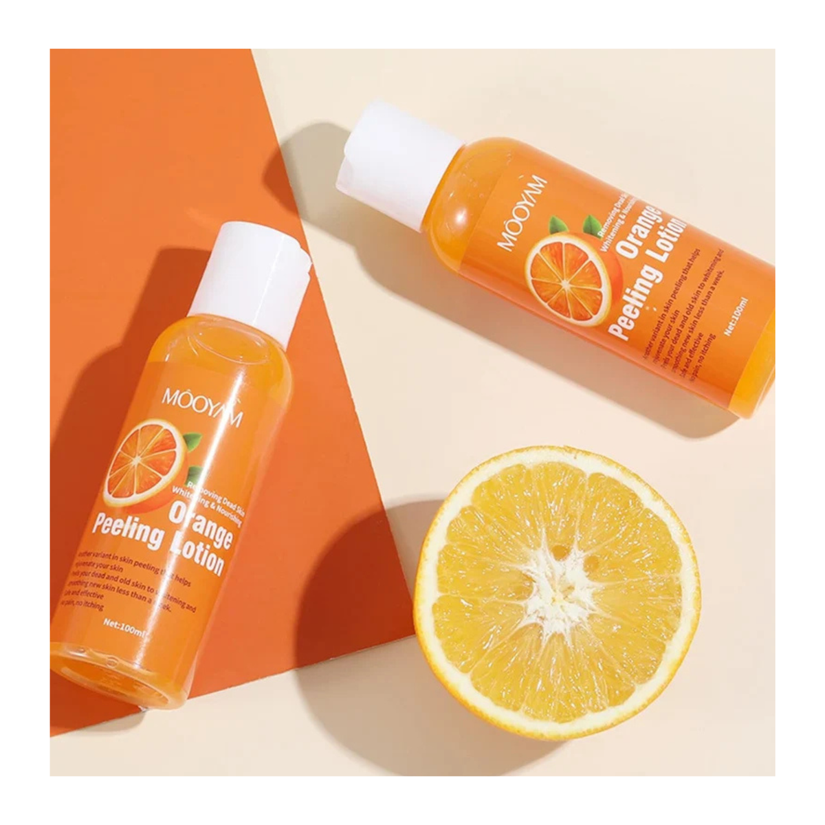 Mooyam Orange Peeling Lotion – Gentle Exfoliating Body Lotion for Smooth Skin