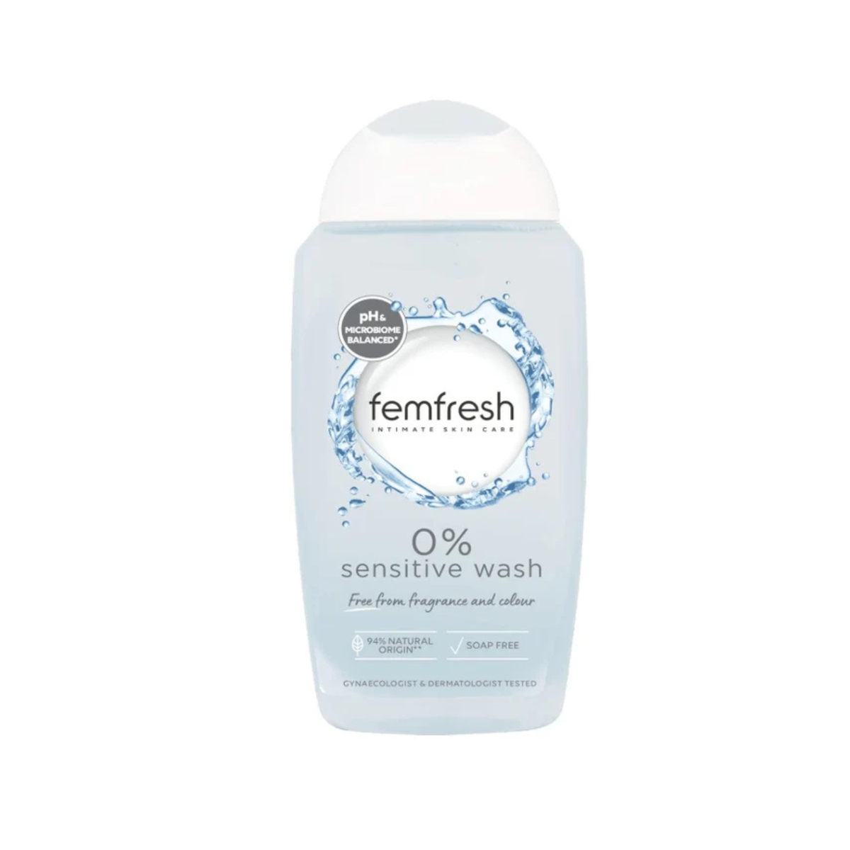 Femfresh 0% Sensitive Intimate Wash – Gentle Daily Feminine Hygiene Cleanser