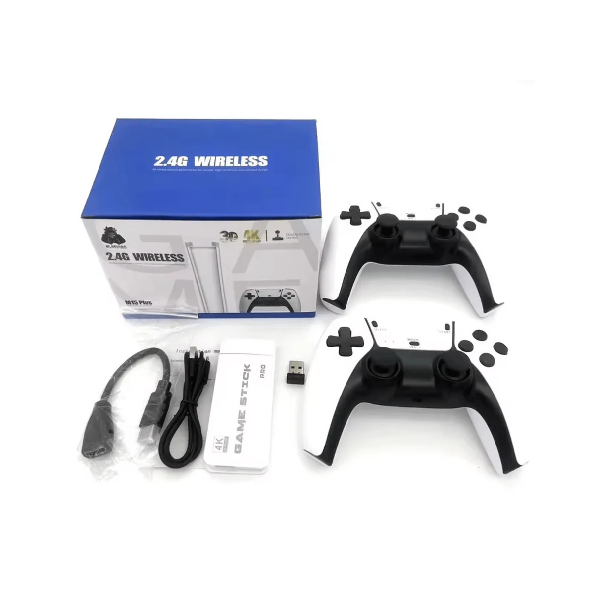 2.4G Wireless Game Console – Retro Gaming System with Wireless Controllers