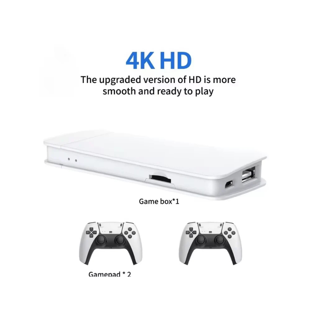 2.4G Wireless Game Console – Retro Gaming System with Wireless Controllers