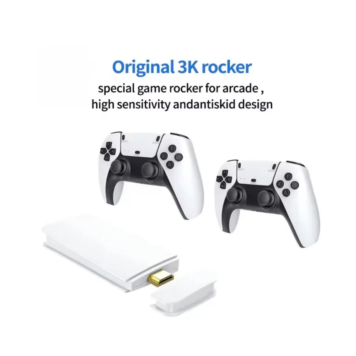 2.4G Wireless Game Console – Retro Gaming System with Wireless Controllers