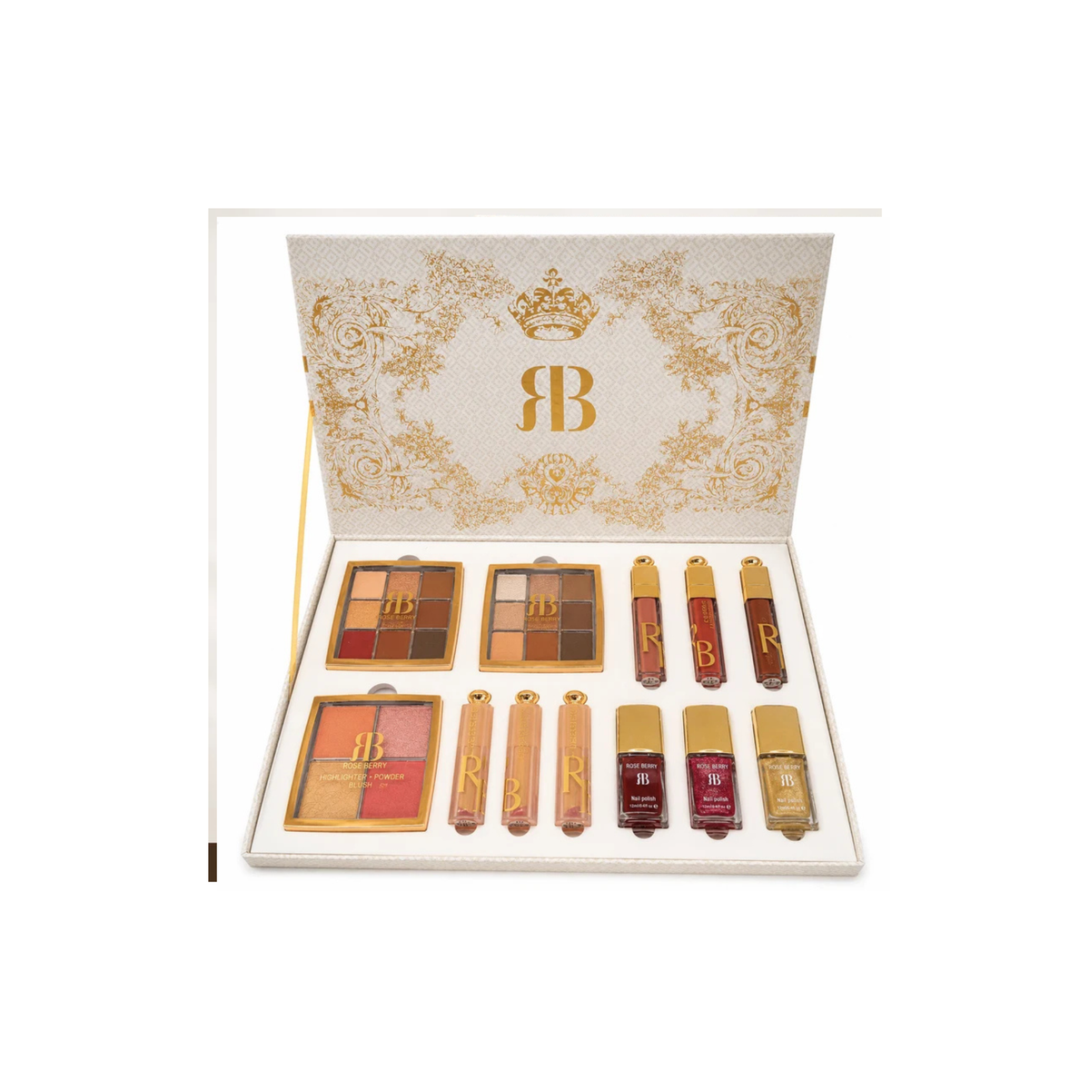 Rose Berry Luxury Makeup Gift Set – Complete Beauty & Cosmetics Set