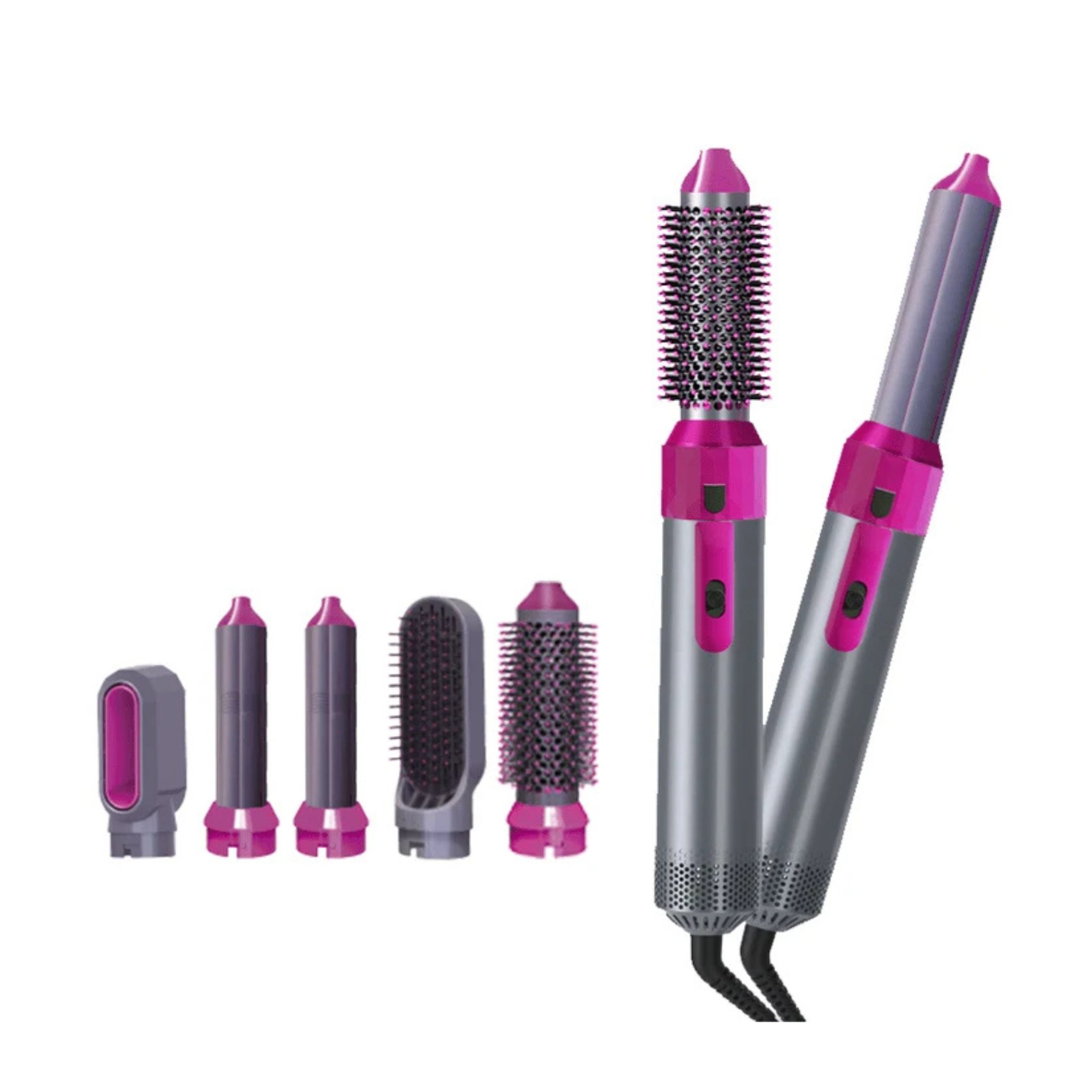 5-in-1 Hot Air Brush – Hair Dryer, Volumizer & Styling Tool