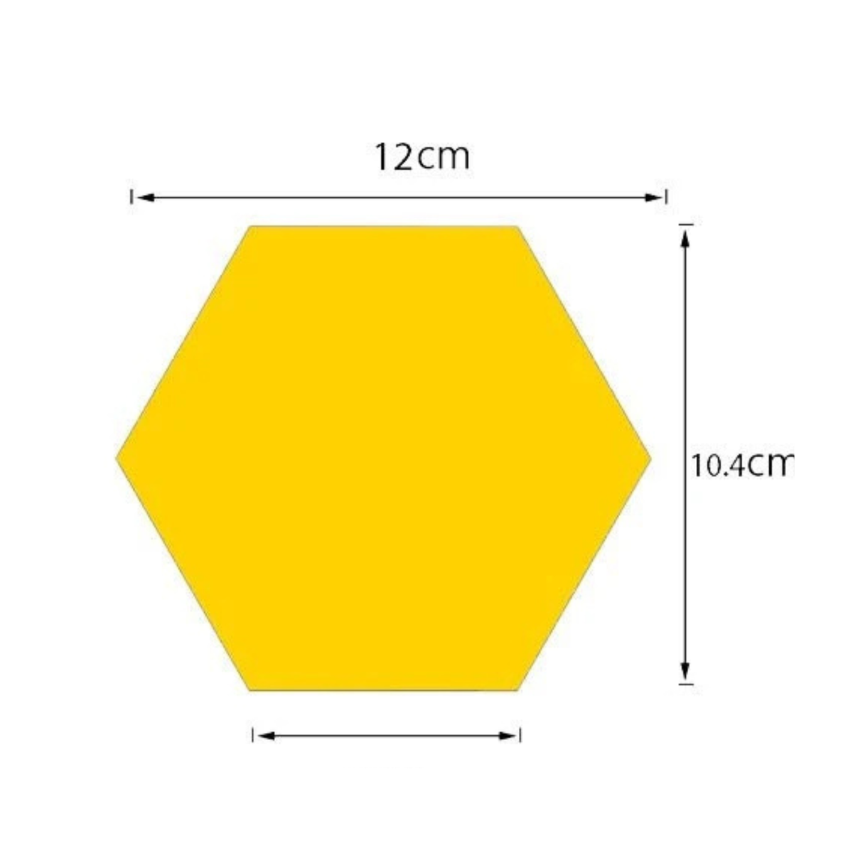 Hexagon Acrylic Mirror Set – 13-Piece Modern Decorative Wall Mirrors