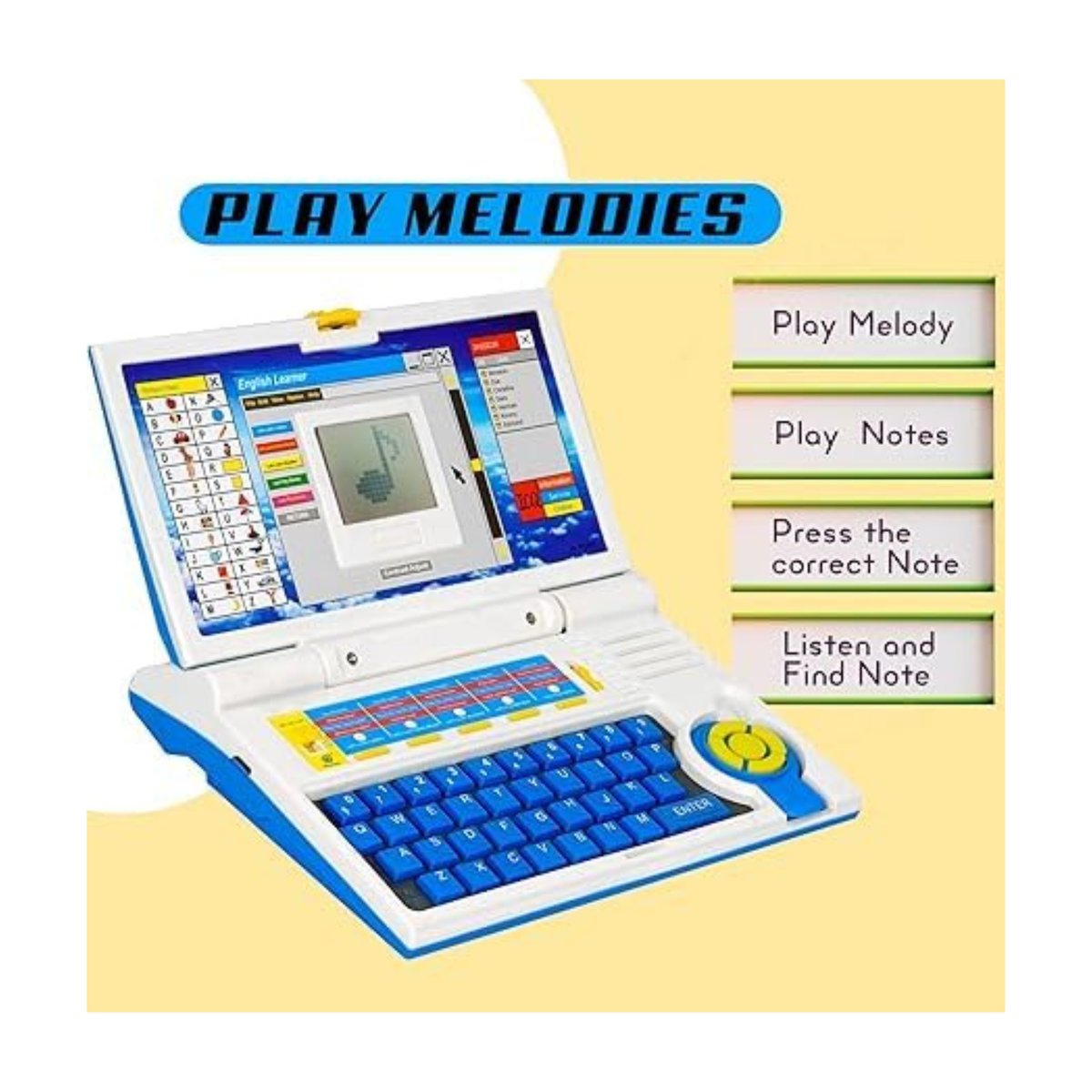 Kids English Learning Laptop – Interactive Educational Toy for Early Learning