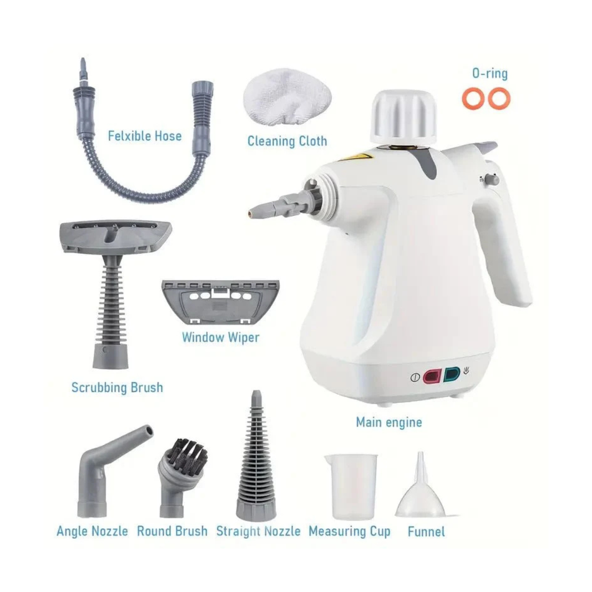 TOBI TB958 Steam Cleaner 1000W | جهاز تنظيف بالبخار TOBI TB958 بقوة 1000 واط