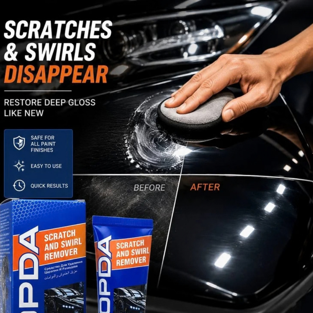 TOPDA Scratch & Swirl Remover – Car Paint Scratch Repair & Polishing Solution