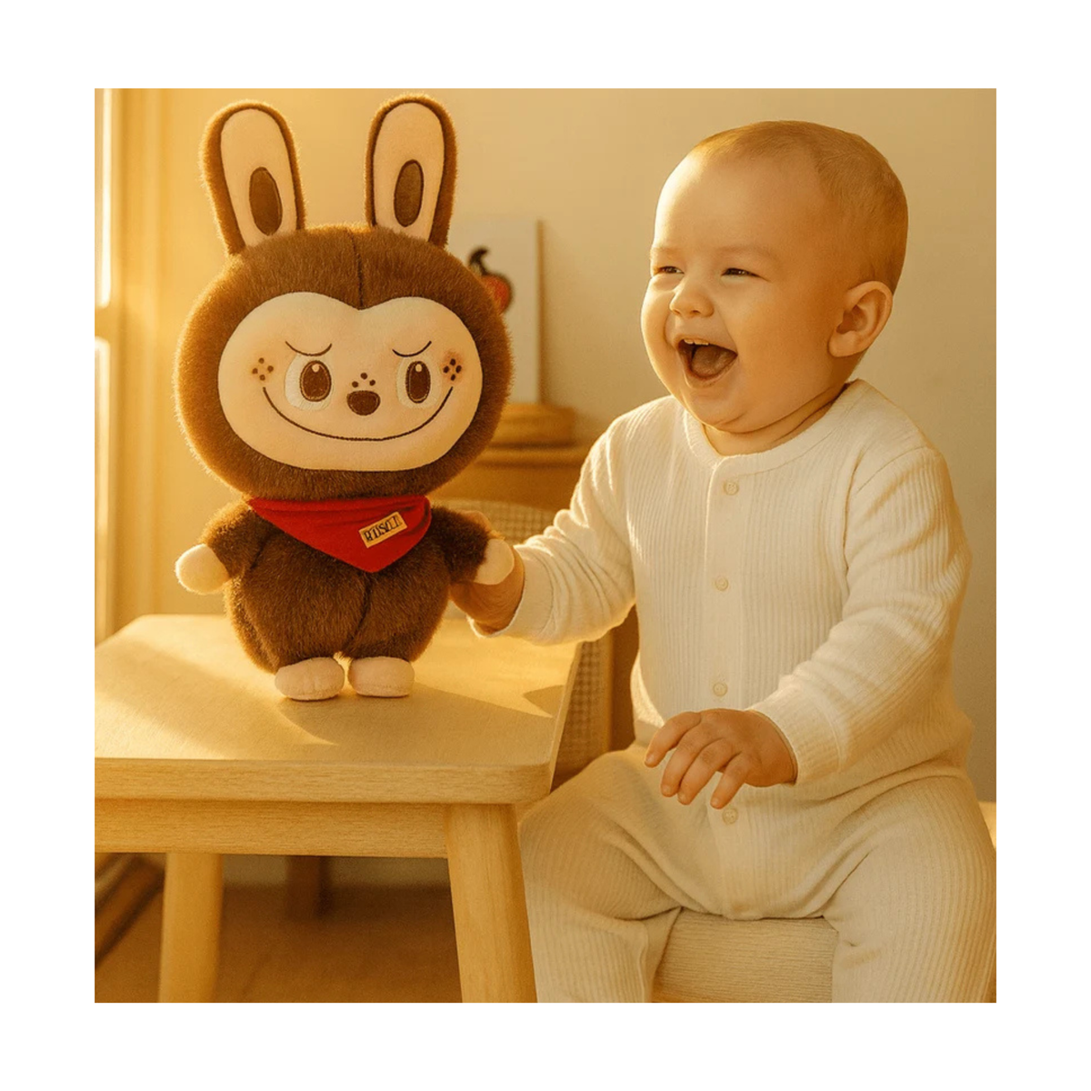 Labubu Cute Bunny Plush Toy – Soft Kawaii Stuffed Animal for Kids & Collectors