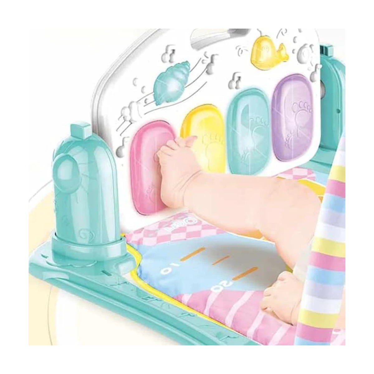 Baby Musical Play Mat – Interactive Educational Activity Gym for Infants