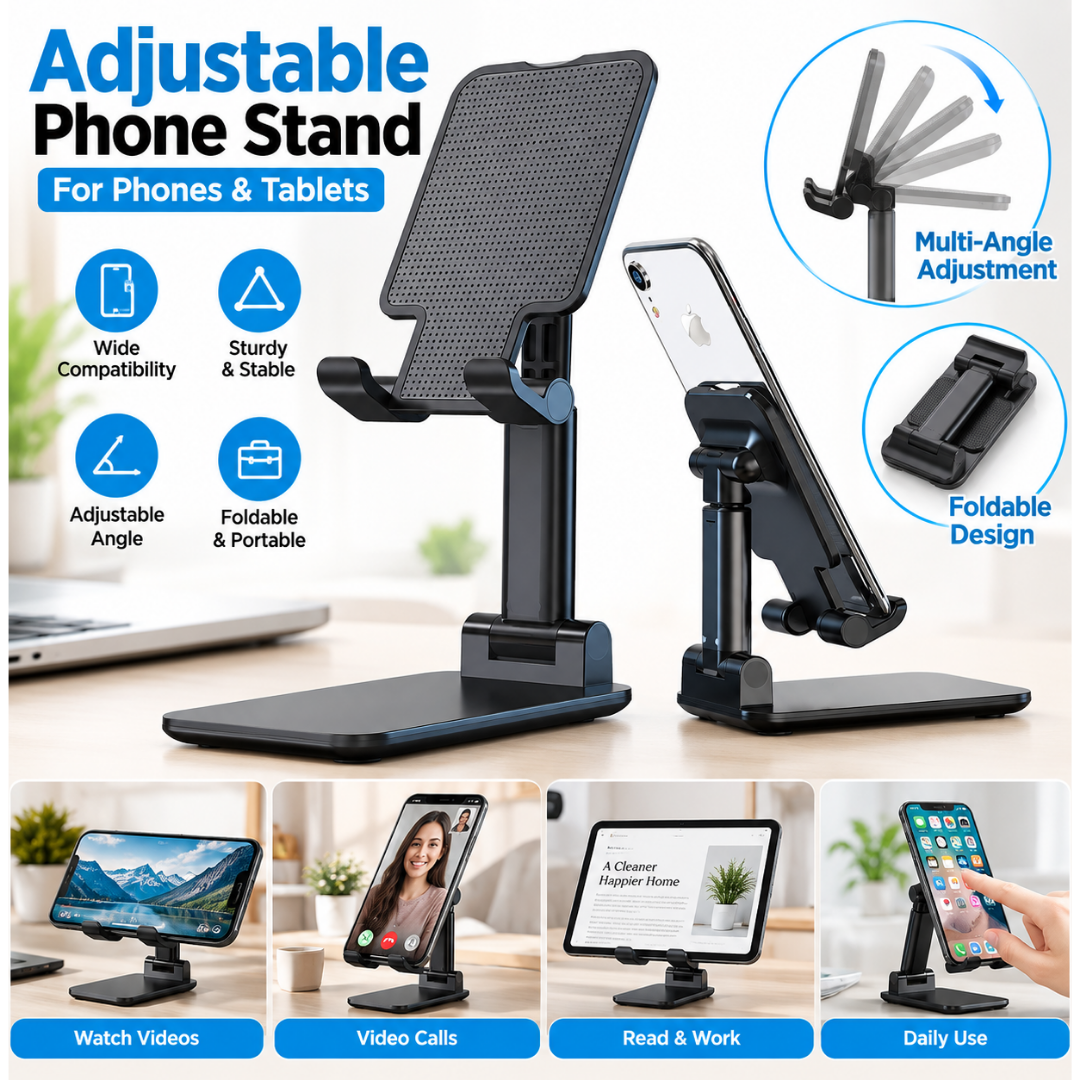 Adjustable Folding Phone Stand | حامل هاتف قابل للتعديل والطي