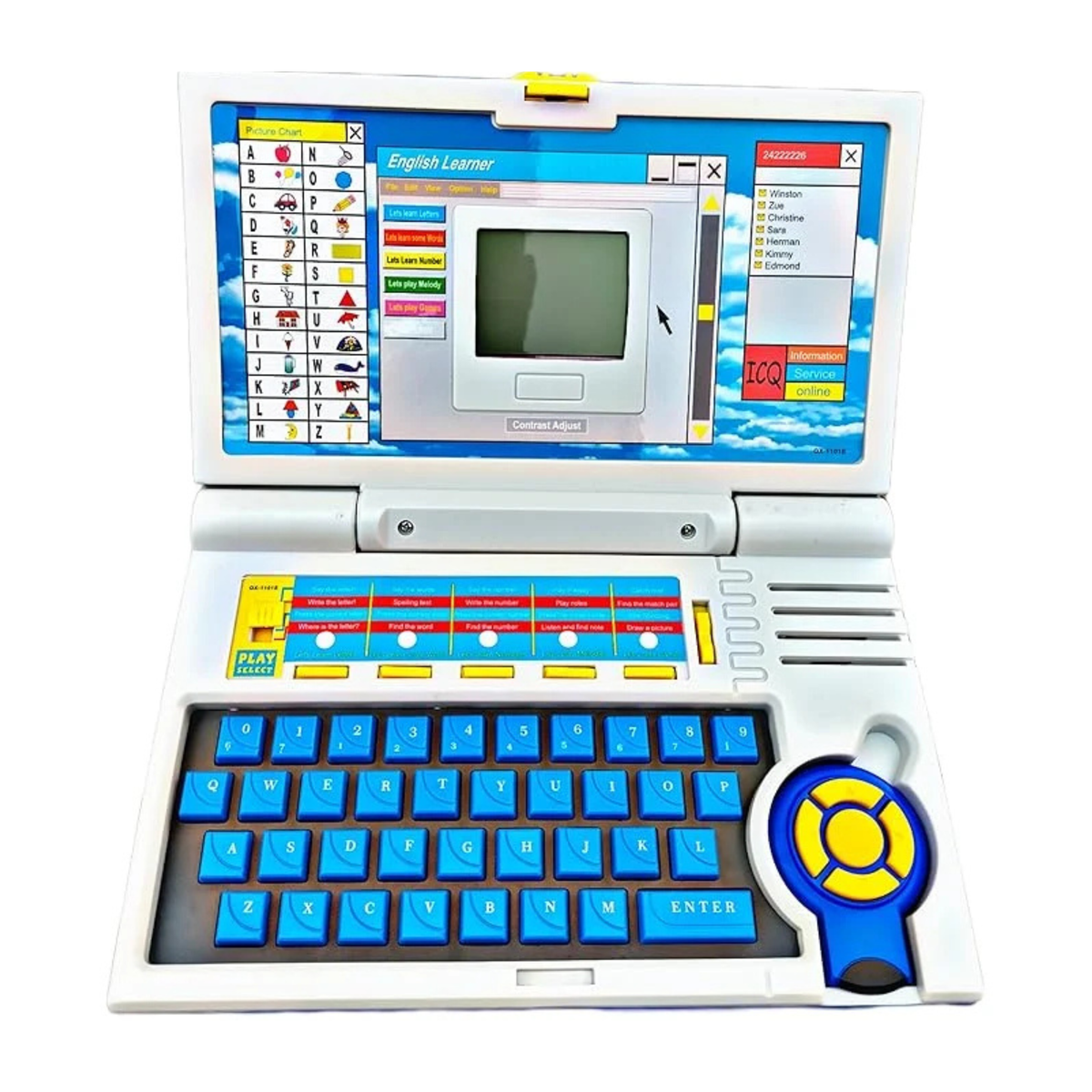 Kids English Learning Laptop – Interactive Educational Toy for Early Learning