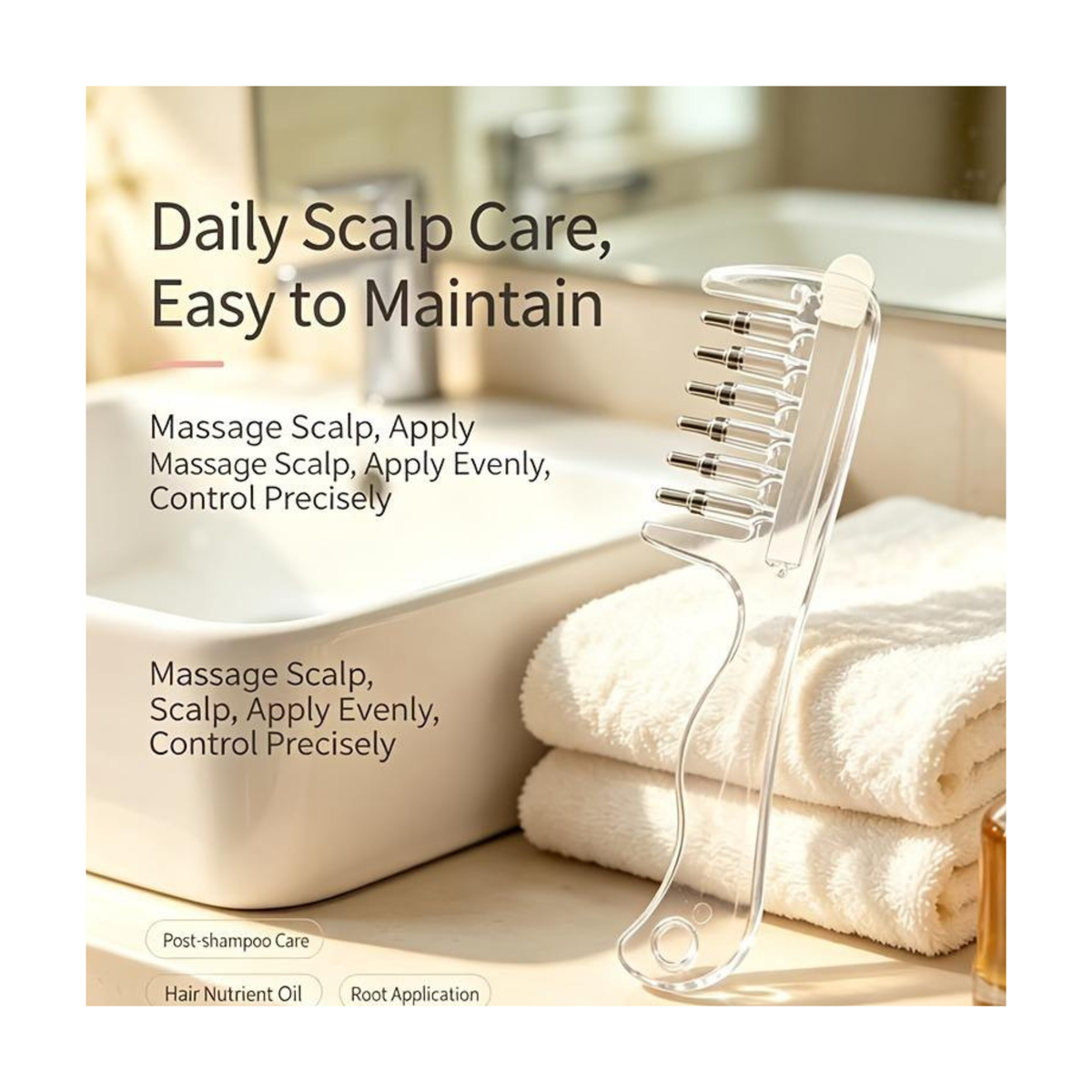 Scalp Massage & Hair Care Applicator