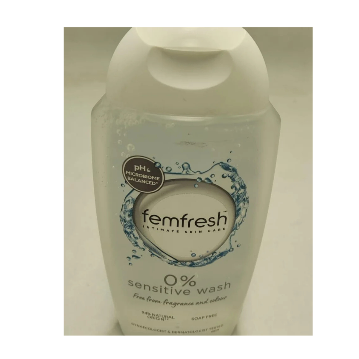 Femfresh 0% Sensitive Intimate Wash – Gentle Daily Feminine Hygiene Cleanser