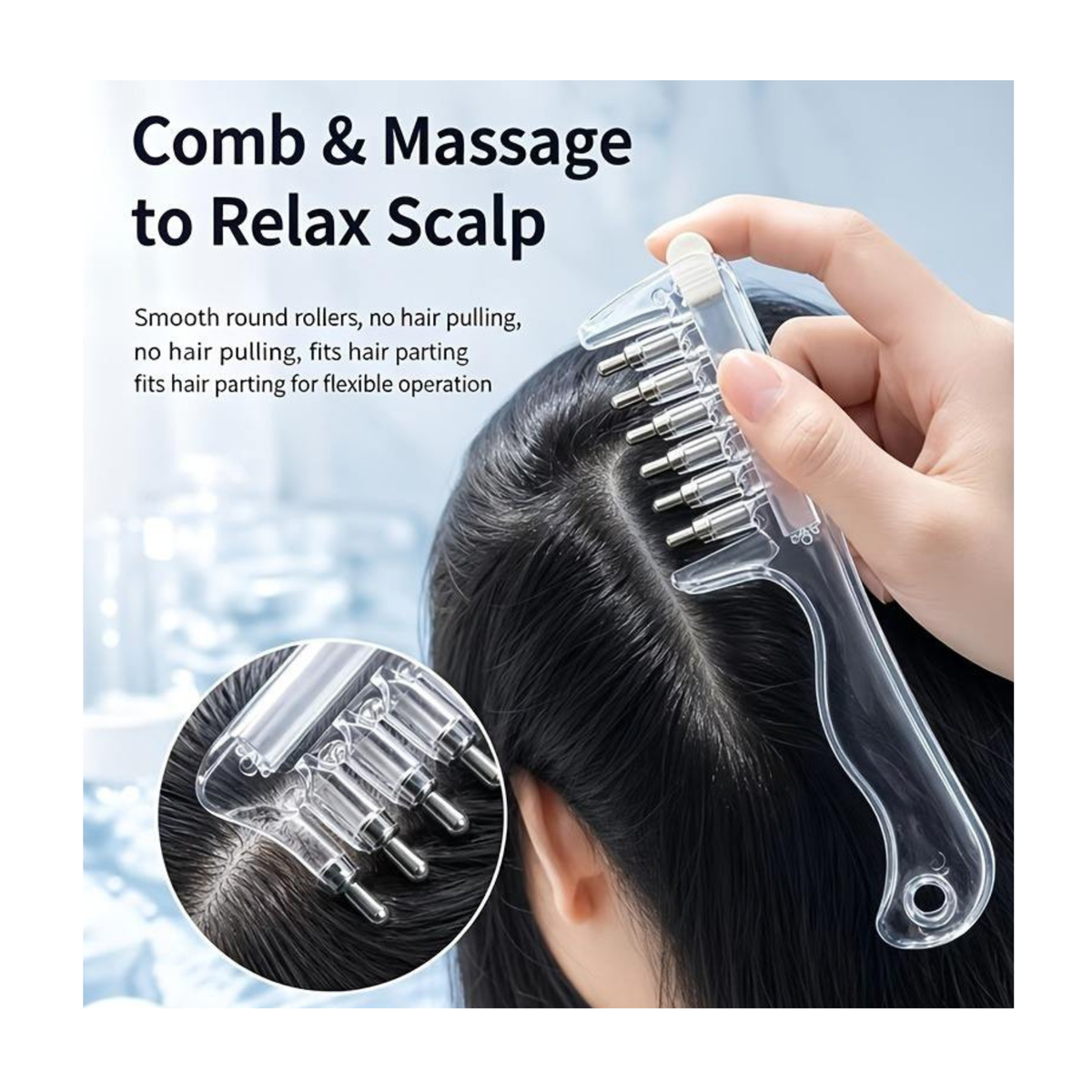 Scalp Massage & Hair Care Applicator