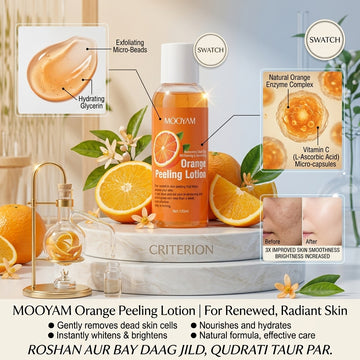 Mooyam Orange Peeling Lotion – Gentle Exfoliating Body Lotion for Smooth Skin