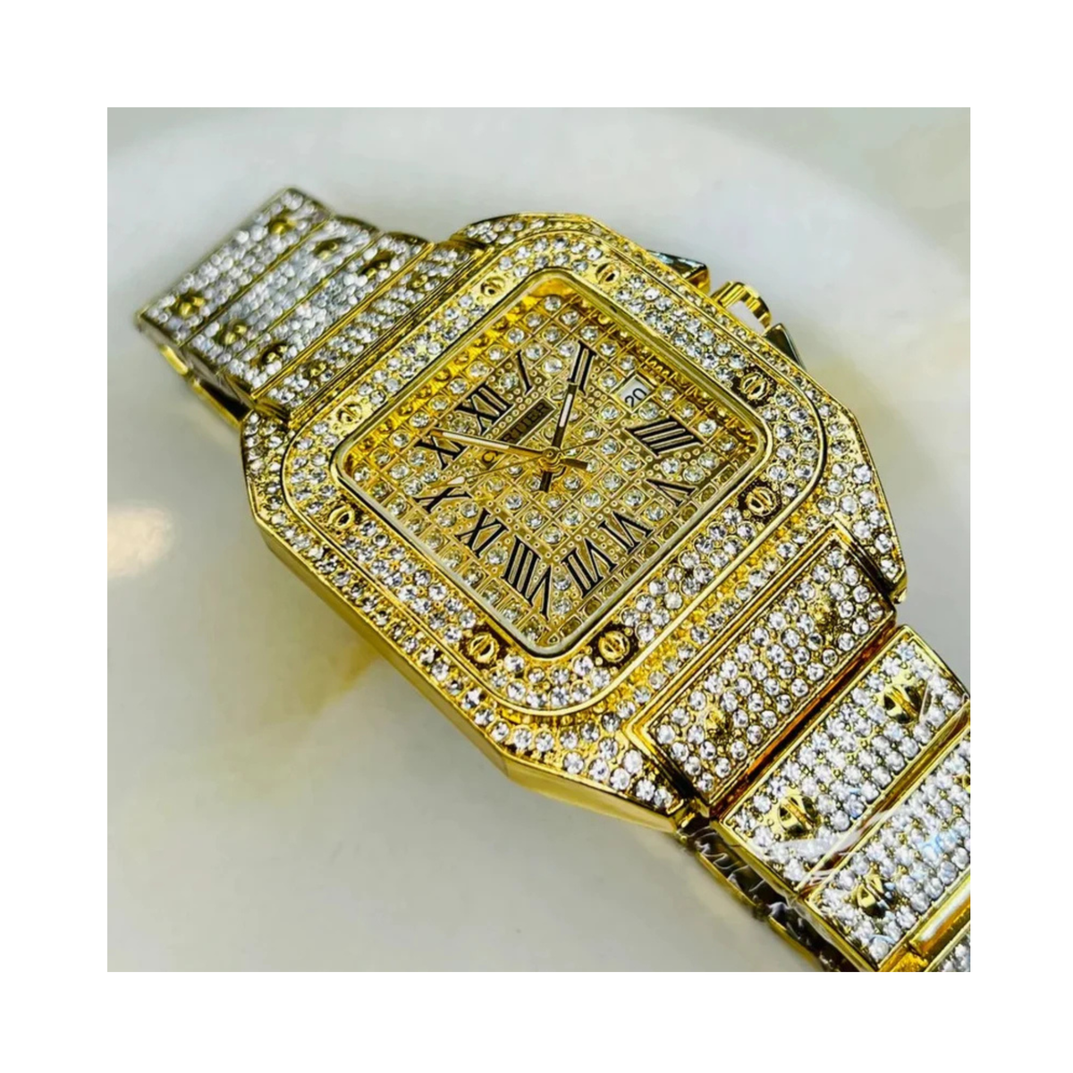 Women’s Gold Watch – Elegant Luxury Quartz Wristwatch for Women