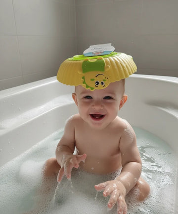 Kidilo Adjustable Baby Shower Cap – Soft & Comfortable Hair Wash Protector
