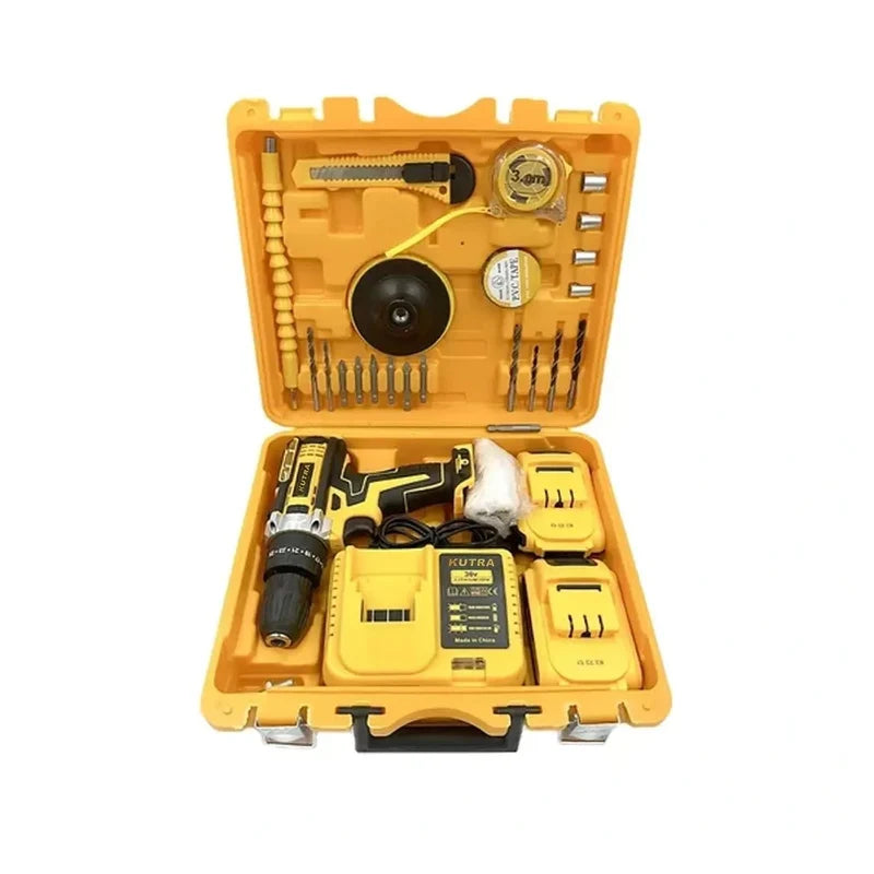 KUTRA 48V Brushless Cordless Drill – Powerful Electric Screwdriver & Power Tool